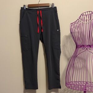 FigsWomen’s  Scrub Pants  with Red Drawstring
